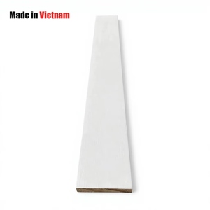 Planche en pin FJ apprêtée blanche, qualité peinture, profil plat pour étagères, menuiserie et rénovation de la maison - Product Image 1