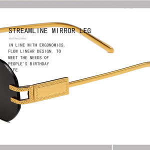 <span class=keywords><strong>2025</strong></span> Hoge Kwaliteit Nieuwe Trend Metalen Zonnebril Polygoon Frameloze Tinten Custom Logo Luxe Vintage Rechthoek Zonnebril Voor Unisex - Product Image 4