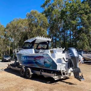 Bateau de pêche hors-bord en aluminium soudé de 7,5 m (25 pieds) <span class=keywords><strong>Gospel</strong></span> 2025, haute vitesse, pour la navigation en mer, les excursions fluviales, <span class=keywords><strong>le</strong></span> sport de luxe, la cabine, en vente - Product Image 4