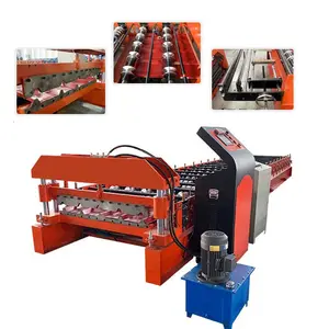 Hot Sell Metal Ibr Roll Forming Machine 840 Trapeziodal Shape Roof Making Machine For House Building