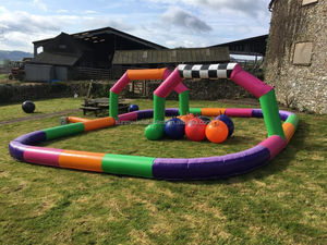 Bán Hot <span class=keywords><strong>Inflatable</strong></span> đua theo dõi cho Bumper xe thể thao trò chơi <span class=keywords><strong>Inflatable</strong></span> Bumper xe theo dõi vui <span class=keywords><strong>Inflatable</strong></span> đi Kart đua theo dõi - Product Image 4