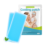 Patch de gel rafraîchissant en gros OEM ODM pour enfants, patch hydrogel au menthol pour la réduction de la fièvre et le soulagement physique par le froid