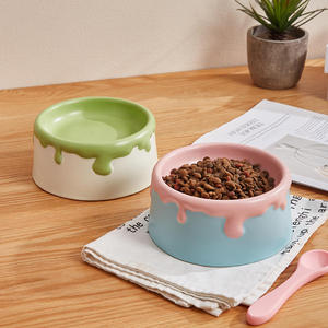 <span class=keywords><strong>Gamelle</strong></span> en céramique surélevée <span class=keywords><strong>pour</strong></span> <span class=keywords><strong>chat</strong></span> avec bord incliné, protection <span class=keywords><strong>ergonomique</strong></span> du cou, distributeur de nourriture <span class=keywords><strong>pour</strong></span> animaux - Product Image 3