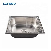 Évier de cuisine en acier inoxydable 304, 1 pièce, bon marché