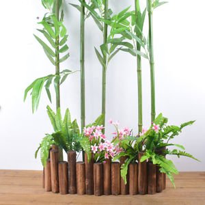 QSLHFH-698 шелк филиал искусственные листья бамбука для продажи - Product Image 2