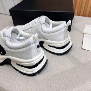 Luxury Brand Designer Lace-up Closed Toe Casual Shoes Mesh Upper Thick-<b>soled</b> Lightweight Running & Sports - Product Image 3
