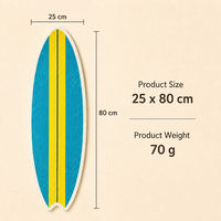 Griffoir pour chat en forme de planche de surf, à fixer au mur, auto-adhésif, en feutre, pour chats d'intérieur