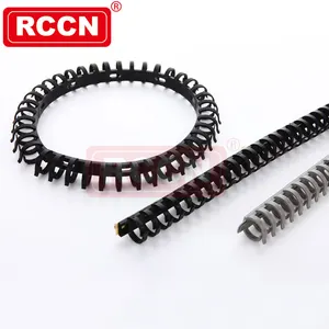 RCCN New Grey Flexible Wiring Duct FD-40G Environmentally-friendly PP FLEXIBLE WIRING DUCT With Back Glue