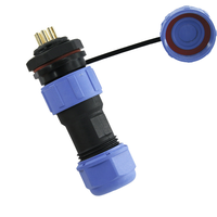 Connecteur d'alimentation IP68 étanche industriel personnalisé en plastique électrique SP11 SP13 SP17 SP21 SP29 résistant à l'eau durable