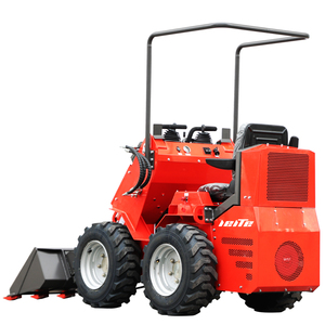 LIVRAISON GRATUITE Mini-chargeuse compacte agricole économique avec siège, godet et pompe haute performance, capacité de charge 500 kg - Product Image 6