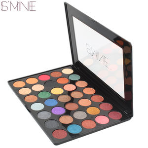 Chuyên Nghiệp 35-Màu Phấn Mắt Bột Tùy Chỉnh Nhãn Hiệu Riêng Mỹ Phẩm Trang Điểm Cho Công Bình Và Da Tối Tông Màu Với Ánh Sáng Nhũ Kết Thúc - Product Image 6