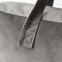Sac de rangement de literie à glissière lourde avec poignée pour emballage de couverture d'oreiller de couette pour salon