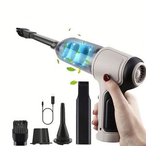 Aspiradora Inalámbrica para el Hogar y el Automóvil, 5000 Pa, 120 W, 2 en 1, con Cable, Soplador y Aspiradora de Mano - Product Image 1