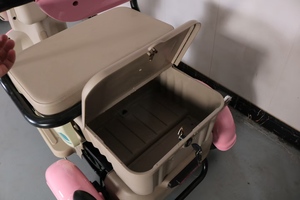Tricycle électrique EEC Trice 300-8 48V à 3 roues en acier avec moteur arrière de 600W pour adultes et personnes âgées, carrosserie ouverte - Product Image 5