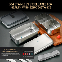 Boîte à bento en acier inoxydable personnalisée Lekfre pour adultes, empilable, compatible micro-ondes, étanche, avec compartiments, nouvelle boîte à lunch