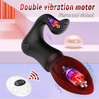 Meistverkaufter Raketenförmiger Analplug mit Mehrfrequenz-Vibration zur Prostatamassage für Männer Silikon Anal-Butt-Plug Sexspielzeug