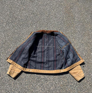 Manufacturer Custom Vintage Denim Winter Worker Carpenter Detroit Canvas Mechanic Trucker <strong>Work</strong> Wear <strong>Jackets</strong> for Men - Product Image 2