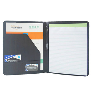 Modermqiu Logo personalizzato Multi-funzionale A4 cartella di File in pelle portafoglio Business <span class=keywords><strong>valigetta</strong></span> per l'archiviazione di documenti - Product Image 2