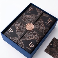 2025 papier de soie noir personnalisé en gros de haute qualité imprimé Logo papier de soie d'emballage