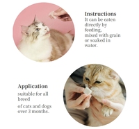 Friandises d'entraînement en format individuel, friandises pour chiens et chats lyophilisées, saveur yaourt au lait de chèvre, gouttes de friandises au yaourt pour chiens et chats