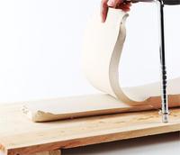 Qualité acier inoxydable grand U arc forme céramique poterie outil de sculpture coupe poterie outils boue métal fil coupe-boue