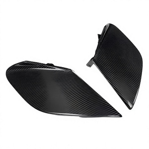 Rejillas de Ventilación Laterales de Fibra de Carbono Seca Tipo N Modificadas para Ferrari 488 GTB Spider, Cubiertas de Conductos de Aire para Guardabarros Traseros, Piezas de Kit de Carrocería - Product Image 1