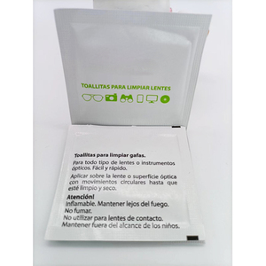 <span class=keywords><strong>Lingettes</strong></span> de nettoyage pour lentilles <span class=keywords><strong>optiques</strong></span> écologiques avec logo personnalisé de haute qualité - Product Image 4
