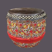 Tambour en cuir de buffle de couche de tête de tambour de danse de lion de haute qualité