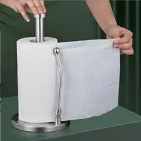 אמזון מכירה לוהטת נייר מגבת מחזיק Dispenser עומד משוקלל בסיס החלקה נייר מחזיק עבור מטבח השיש