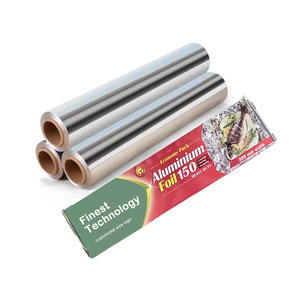 Rollo de papel de aluminio resistente de 5m-8011 m para el hogar de grado alimenticio 300 O con caja de Color personalizada - Product Image 2
