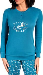 नॉटिंघम महिला थर्मल शीतकालीन पजामा की लंबी आस्तीन टखने की लंबाई वाली सूती चीन 2 सीमित संस्करण का सेट - Product Image 2