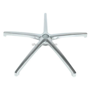 Base per Sedia da Ufficio in Lega di Alluminio Rinforzata, Gambe Mobili con Ruote, Base Metallica Regolabile in Altezza - Product Image 4