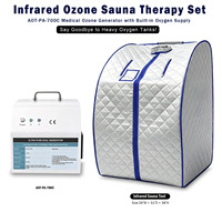 Système de sauna infrarouge à ozone portable pour la maison, tente de sauna à vapeur personnelle pour la détoxification, la relaxation corporelle et la thérapie bien-être