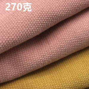 Factory direct sale 100% cotton brushed canvas fabricfor winter clothing shoes bag of in stock