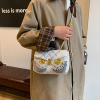 Sacs à main dames hibou masque frangé décoratif femme cuir sacs à bandoulière femmes luxe sacs à main et sacs à main