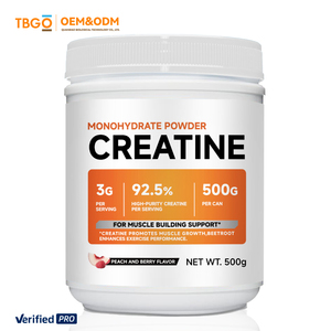 Suplementos de Creatina en Polvo Monohidrato de Creatina para Antes del Entrenamiento, para Hombres y Mujeres, Venta al por Mayor OEM - Product Image 1