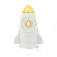 8-Zoll-Quadrat Übergröße Mechanische Küche Timer Uhr Musik Ring Alarm Langlebig für Kinder Erwachsene Magnetische Rückseite zum Kochen