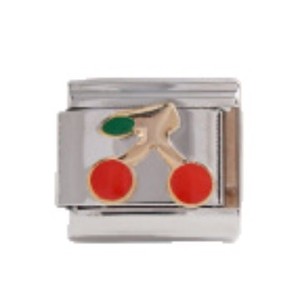 Italian Style Modular Bracelet Gold Fruit Charms DIY Jewelry Accessories Unisex Gift Charm Set Zinc Alloy Bezel Setting - Product Image 5