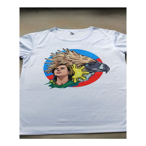 Camisa lisa de algodón para elección personalizada barata campaña de cuello redondo impresa 120 Gsm camiseta blanca de campaña - Product Image 6