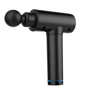 Pistolet de massage Y-A2 noir, moteur sans balais 1200-3200 tr/min, batterie lithium rechargeable USB, matériau ABS - Product Image 4