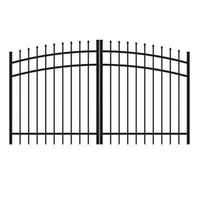 Control remoto de seguridad Auto Gate House Popular Home Garden European Garden Valla de jardín Entrada Diseños principales de metal Hierro forjado fundido