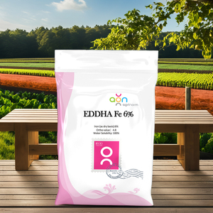 Agrinorm EDDHA Fe 6% Fertilizante orgánico de hierro quelado Tipo de compost en polvo para la corrección de la deficiencia de hierro en los cultivos - Product Image 1