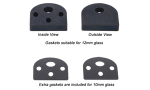 Hiện Đại Thép Không Gỉ 2205 Kính Kẹp Lan Can Chủ Clip Cho Ban Công Biệt Thự Kính Lan Can Khung Giá Cho Các Bệnh Viện Khách Sạn - Product Image 4