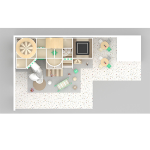 Aire de jeux intérieure commerciale pour enfants, équipement de parc de jeux souple avec tunnels et château pour restaurant et coin enfant d'hôtel - Product Image 5