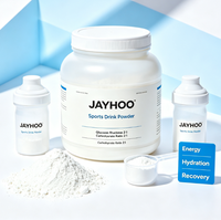 Poudre de boisson sportive JAYHOO Glucose Fructose 2:1, poudre de glucides énergétiques, OEM ODM disponible