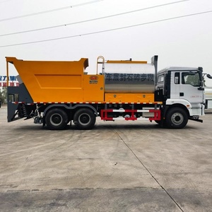 ขายตรงจากโรงงาน รถบรรทุก Shacman 6x4 ขนาด 6000 ลิตร สำหรับแอสฟัลต์ และ 8000 ลิตร สำหรับหิน รถเกลี่ยชิปซีลแบบซิงโครนัสสำหรับงานเกลี่ยกรวด - Product Image 5