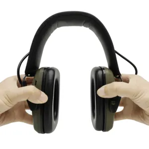 Safety Noise Cancelling Electronic shooting Hunter ear headphones Hearing Protection Earmuffs