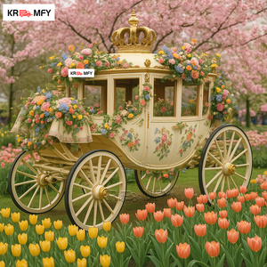 Fabricants de calèches royales dorées modernes de luxe au design unique, prix d'usine, pour la vente - Product Image 5