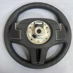 Convient pour <span class=keywords><strong>BMW</strong></span> Série 5 G30 G38 F90 G01 G02 F97 F98 G20 M3 M4 M5 M2 M6 M8 X6M <span class=keywords><strong>Volant</strong></span> en cuir en fibre de carbone - Product Image 6