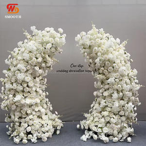 Rosa Artificial de Seda Suave Hecha a Mano, Arco Roto Blanco, Colores Personalizados, Tacto Natural Suave, 2m, Boda, Día de San Valentín - Product Image 2